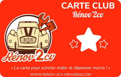 Carte club Renov 2cv