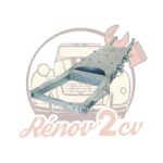 Chassis galvanise homologue pour 2cv Mehari Dyane — réf. 001038