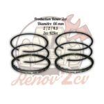 Jeu de segments moteur 425cc 2/2/4.5 66mm — réf. 000166