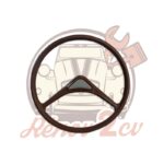 Volant 2cv style Quillery couleur Marron — réf. 003225