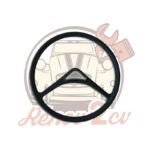 Volant 2cv style Quillery couleur noir — réf. 003223