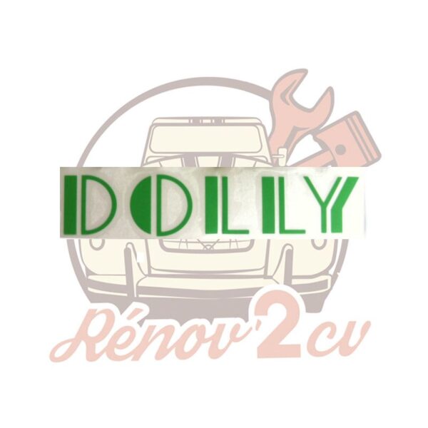 Adhesif dolly vert bambou