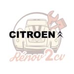 Autocollant citroen noir pour charniere de malle arriere — réf. 001202