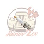 Bougie allumage 2cv Méhari Dyane Acadiane Ami marque EYQUEM C62 — réf. 003804