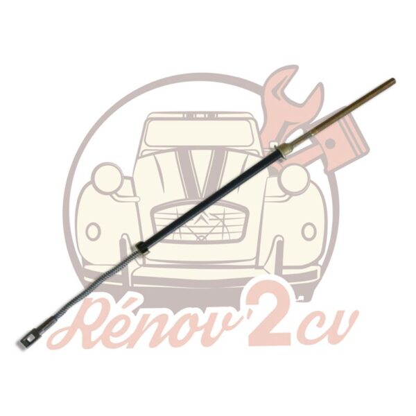 Cable de frein à main pour tambour 2cv AM jusqu'à 1970