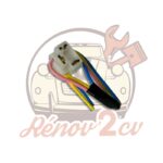 Connecteur plastique pour ampoule de phare P43 et P45 — réf. 002493