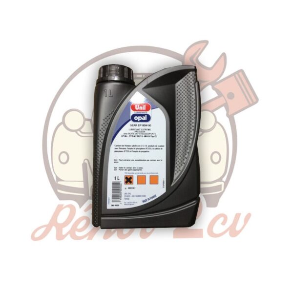 Huile mineral boite de vitesse sae 80w90 gl4 1litre 2cv Méhari Dyane Acadiane