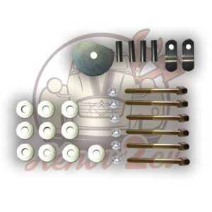kit de fixation des 2 glissieres de siege mehari — réf. 001607