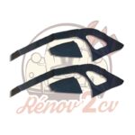 Kit habillage interieur pour Dyane couleur NOIR avec 3ème vitre — réf. 002573