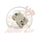 Platine de serrure droite nouveau modèle 2cv Méhari — réf. 003060