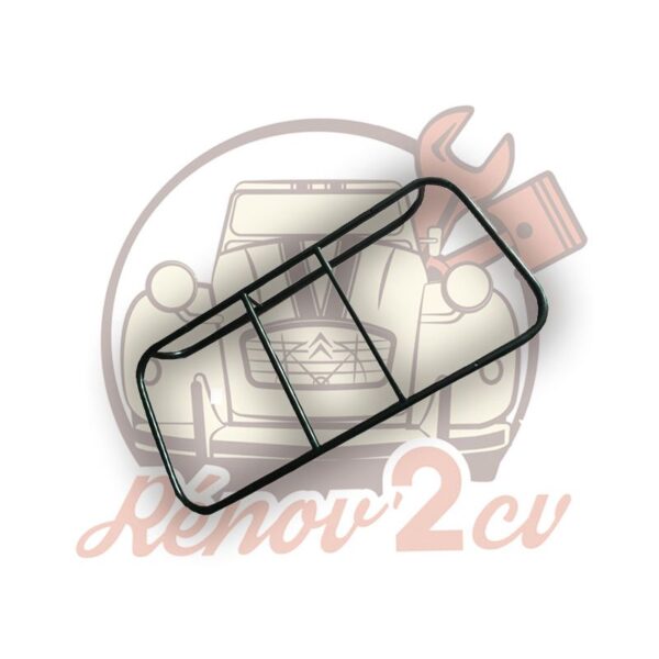 Porte bagage 2cv époxy NOIR + fixations