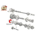 Roulement rouleau arbre d’attaque pour Boite nouveau modèle (435cc et 602cc) — réf. 000442