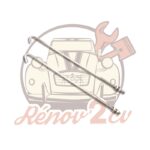 Lot de 2 Tirants pour bride de batterie INOX 2cv Méhari Dyane Acadiane Ami — réf. 005293