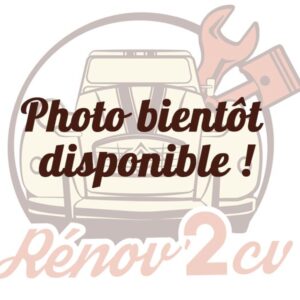Siège avant droit méhari skai noir uni monté — réf. 001823S