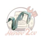 Agrafe pour boitier de chauffage 2cv méhari Dyane Acadiane coté droit — réf. 002286