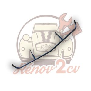 Armature inférieure de calandre mehari ancien modele Epoxy noir — réf. 001719