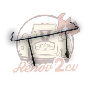 Armature superieure de calandre mehari epoxy noir — réf. 001718