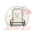 Armature de siège avant droit symétrique 2cv Dyane Acadiane — réf. 003409