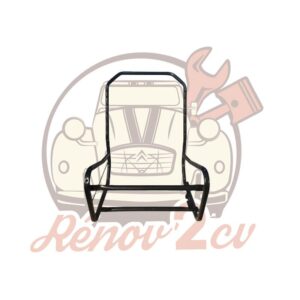 Armature de siège avant droit symétrique 2cv Dyane Acadiane — réf. 003409