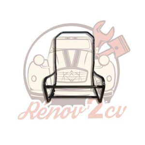 Armature de siège avant gauche symétrique 2cv Dyane Acadiane — réf. 003408