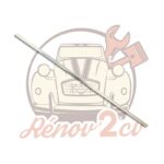 Baguette de bas de caisse 2cv polissage machine+anodisation — réf. 003383