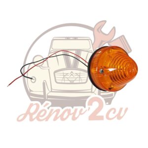 Bloc clignotant complet orange pour Méhari et AK LED — réf. 000401LED