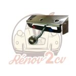 Boule de manette de chauffage inox — réf. 001327