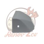 Cache serrure en plastique gris de porte AV / AR de 2cv — réf. 002630