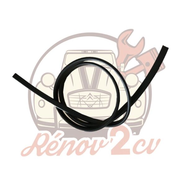 Caoutchouc noir 670 mm pour un enjoliveur de roue - Protection sur jante