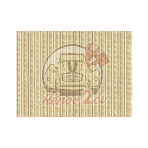 Capote 2cv gros grain jaune rialto toile renforcee