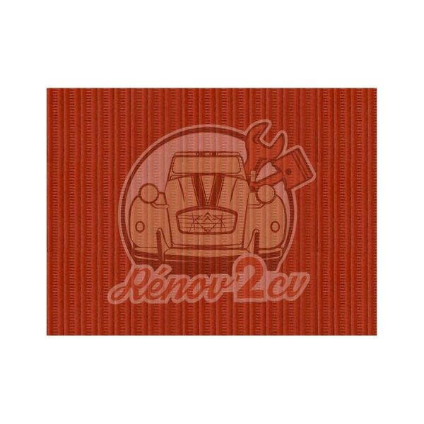 Capote 2cv gros grain orange toile renforcee