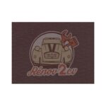 Capote 2cv petit grain brun rouge grenat — réf. 000050C
