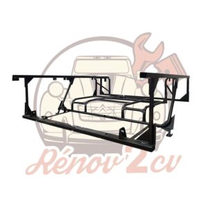 Chassis tubulaire arriere mehari noir epoxy — réf. 001716
