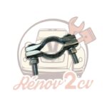 Collier fixation echappement 2cv 47mm — réf. 000307