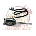 Commodo de clignotant chromé pour 2cv et Méhari — réf. 002586