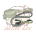 Commodo de clignotant gris pour 2cv et Méhari — réf. 000333