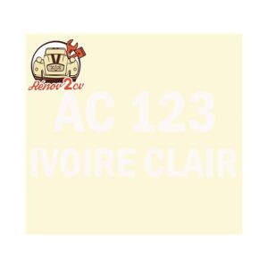 Crayon de retouche peinture AC123 IVOIRE CLAIRE 9ml