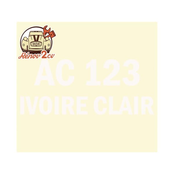 Crayon de retouche peinture AC123 IVOIRE CLAIRE 9ml
