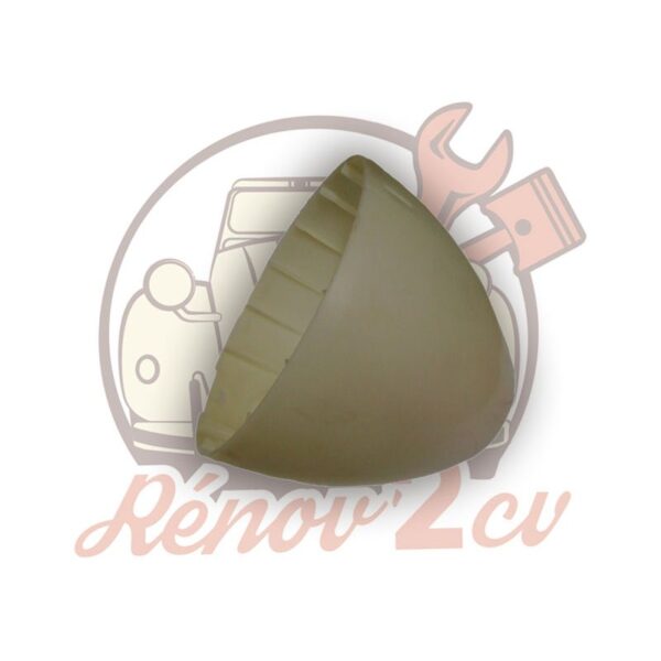 Cuvelage plastique pour optique de phare rond 2cv