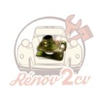 Ecrou clips châssis plateforme 2cv Méhari Dyane Acadiane — réf. 000434