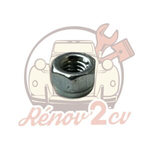 Ecrou frein fixation bobine 2cv Méhari Dyane M4 zingué — réf. 003744