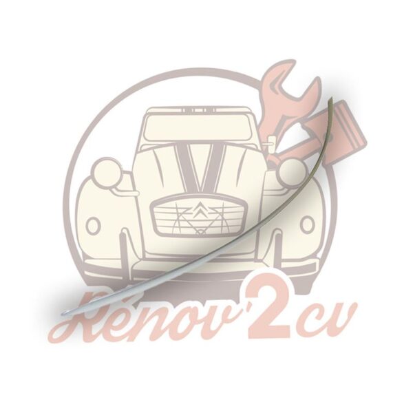 Enjoliveur de capot 2cv alu 107 cm pour capot AZ