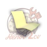 Ensemble 2 mousses siege avant 2cv ou Dyane — réf. 000956