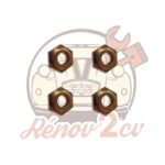 Excentrique de frein pour bas de machoire avant 2cv Méhari Dyane  200/220 LOT DE 4 — réf. 003791