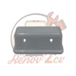 Cache serrure en plastique gris pour gache fixe de 2cv — réf. 002633