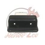 Cache serrure en plastique marron pour gache fixe de 2cv — réf. 002632