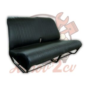 Garniture banquette arriere skai noir aere ac rabat 2CV