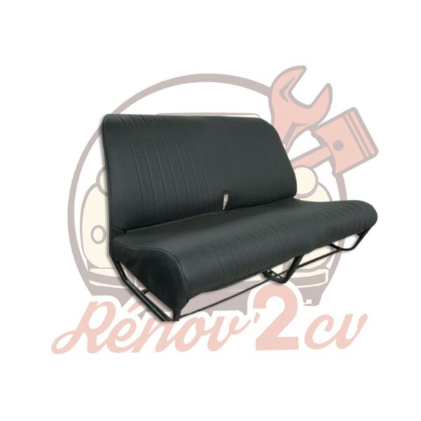 Garniture banquette arriere Skai noir perforé pour Dyane Rabattable