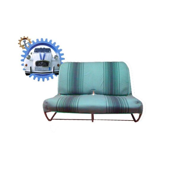 Garniture banquette arriere Vert pour Dyane Rabattable