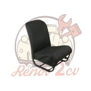 Garniture siege skai noir avant droit asymetrique 2CV